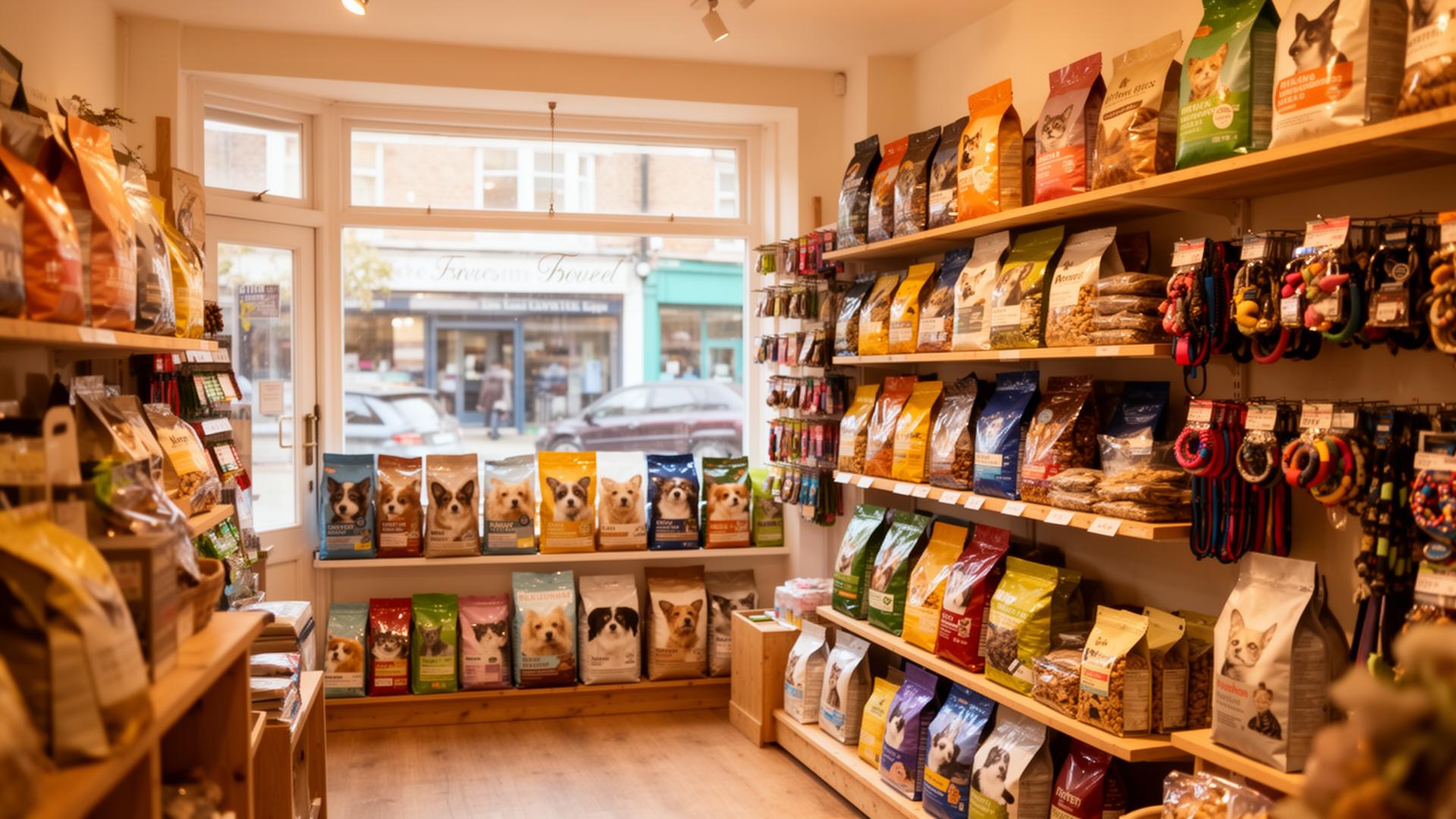 Inside Dabners Pet Shop on Surrey Street